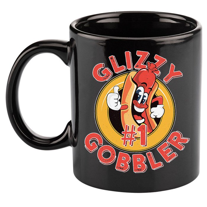 Funny Hot Dog Glizzy Gobbler Number One Glizzy 11oz C Handle Ceramic Mug