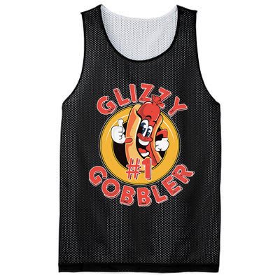 Funny Hot Dog Glizzy Gobbler Number One Glizzy Mesh Reversible Basketball Jersey Tank