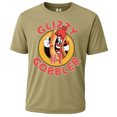 Funny Hot Dog Glizzy Gobbler Number One Glizzy Performance Shirt
