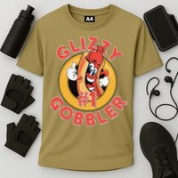 Funny Hot Dog Glizzy Gobbler Number One Glizzy Cooling Performance Crew T-Shirt