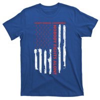 Fight Heart Disease Awareness Month American Flag Gift T-Shirt