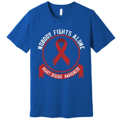 Fight Heart Disease Awareness Month American Heart Health Gift Premium T-Shirt