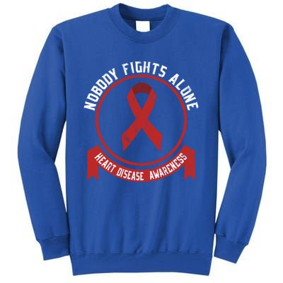 Fight Heart Disease Awareness Month American Heart Health Gift Tall Sweatshirt