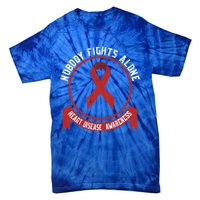 Fight Heart Disease Awareness Month American Heart Health Gift Tie-Dye T-Shirt