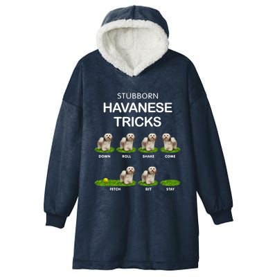 Funky Headed Dog Meaningful Gift Funny Havanese For Christmas Cool Gift Hooded Wearable Blanket