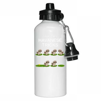 Funky Headed Dog Meaningful Gift Funny Havanese For Christmas Cool Gift Aluminum Water Bottle