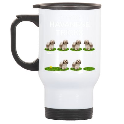 Funky Headed Dog Meaningful Gift Funny Havanese For Christmas Cool Gift Stainless Steel Travel Mug