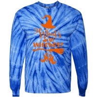 Funny Halloween Design/ Whats Up Witches? Gift Tie-Dye Long Sleeve Shirt