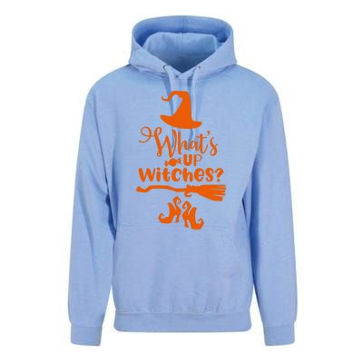 Funny Halloween Design/ Whats Up Witches? Gift Unisex Surf Hoodie