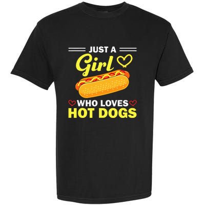 Funny Hot Dog Design For Women Hot Dog Lovers Garment-Dyed Heavyweight T-Shirt