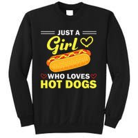 Funny Hot Dog Design For Women Hot Dog Lovers Sweatshirt