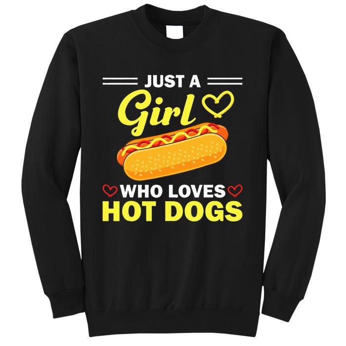 Funny Hot Dog Design For Women Hot Dog Lovers Sweatshirt