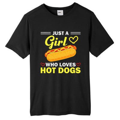 Funny Hot Dog Design For Women Hot Dog Lovers Tall Fusion ChromaSoft Performance T-Shirt