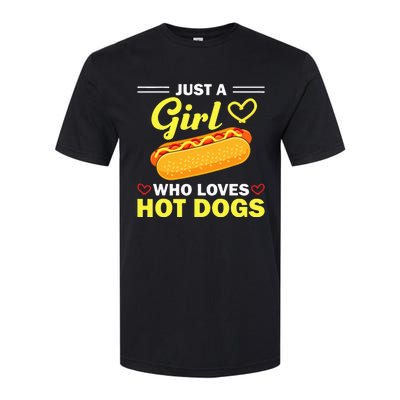 Funny Hot Dog Design For Women Hot Dog Lovers Softstyle CVC T-Shirt