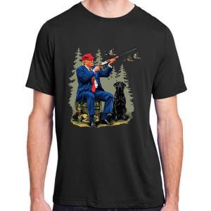 Funny Hunting Duck Trump Camo Hunting Hello Hunting Season Adult ChromaSoft Performance T-Shirt