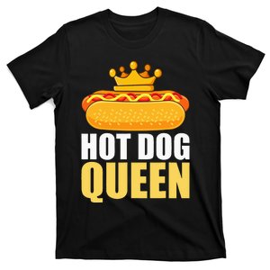 Funny Hot Dog For Women Grilled Wiener Sausage Buns T-Shirt