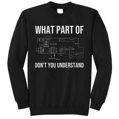 Funny HVAC Design For Men Dad HVAC Installer Engineers Tech Sweatshirt