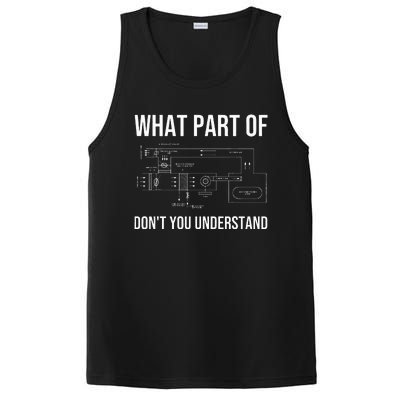 Funny HVAC Design For Men Dad HVAC Installer Engineers Tech PosiCharge Competitor Tank