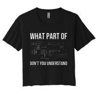 Funny HVAC Design For Men Dad HVAC Installer Engineers Tech Women's Crop Top Tee