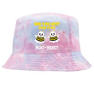 Funny Halloween Did You Just Look At My Boobees Tie-Dyed Bucket Hat