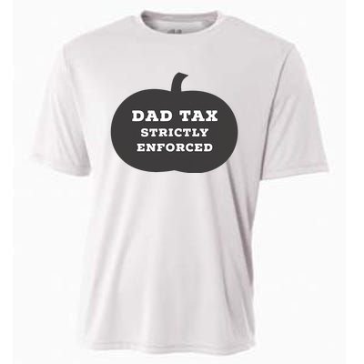 Funny Halloween Dad Tax On Candy Trick Or Treating Design Cooling Performance Crew T-Shirt