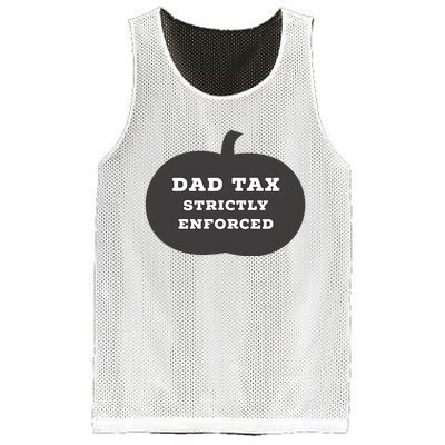 Funny Halloween Dad Tax On Candy Trick Or Treating Design Mesh Reversible Basketball Jersey Tank