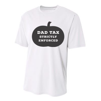 Funny Halloween Dad Tax On Candy Trick Or Treating Design Performance Sprint T-Shirt