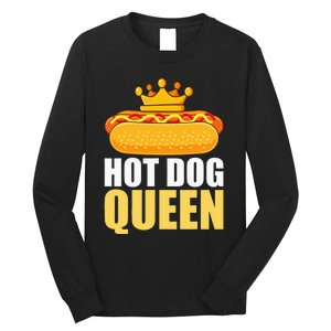 Funny Hot Dog Grilled Wiener Sausage Buns Long Sleeve Shirt