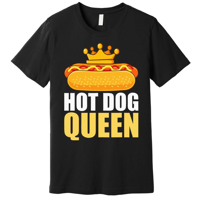 Funny Hot Dog Grilled Wiener Sausage Buns Premium T-Shirt