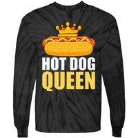 Funny Hot Dog Grilled Wiener Sausage Buns Tie-Dye Long Sleeve Shirt