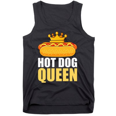 Funny Hot Dog Grilled Wiener Sausage Buns Tank Top