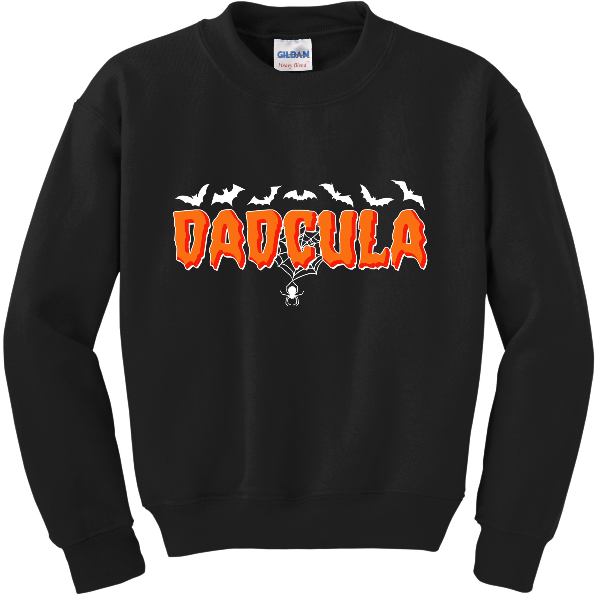 Funny Halloween Dadcula Dracula Kids Sweatshirt