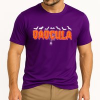 Funny Halloween Dadcula Dracula Cooling Performance Crew T-Shirt