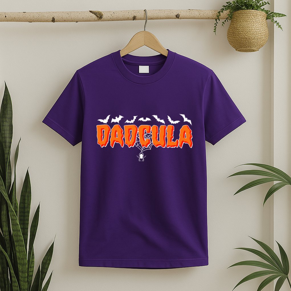 Funny Halloween Dadcula Dracula T-Shirt