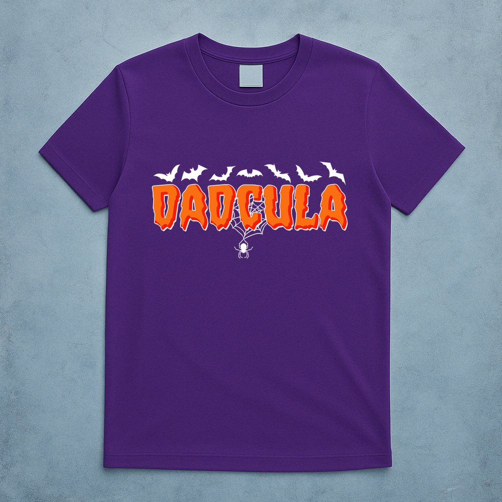 Funny Halloween Dadcula Dracula T-Shirt