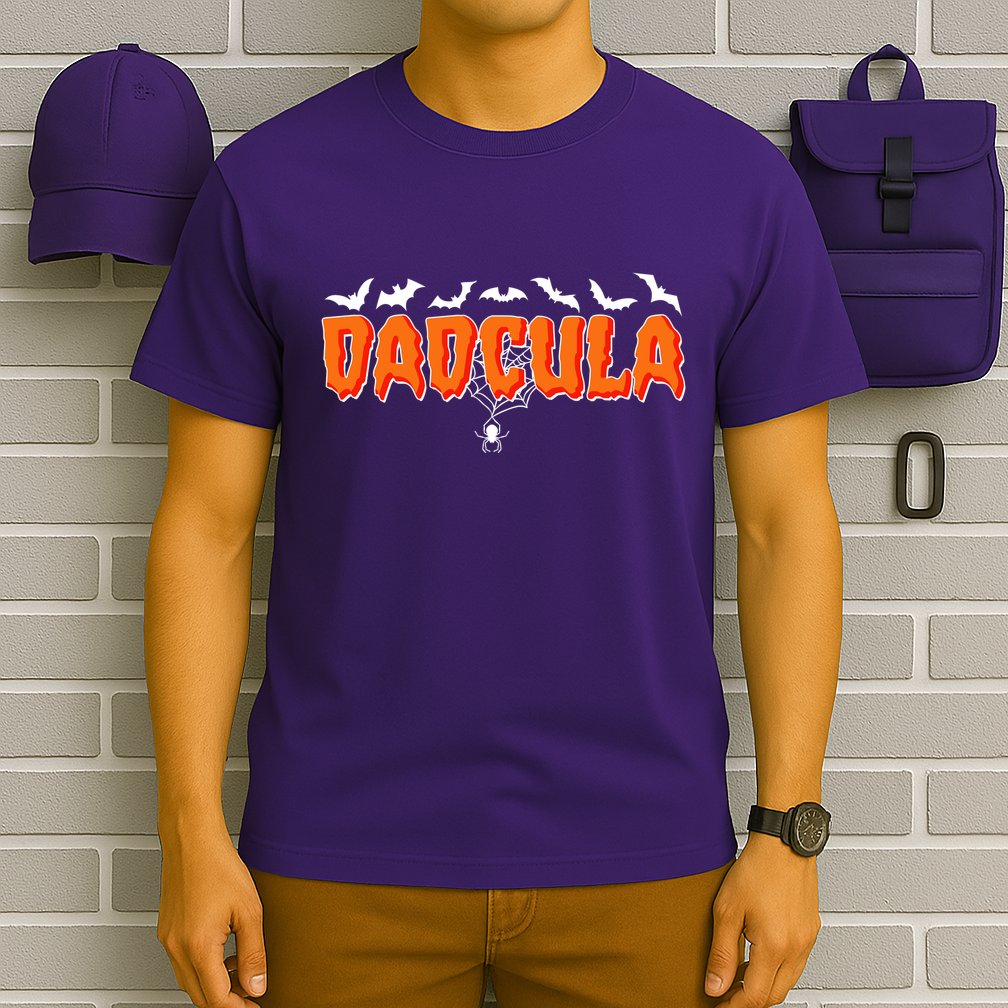 Funny Halloween Dadcula Dracula T-Shirt