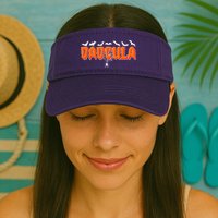 Funny Halloween Dadcula Dracula Visor