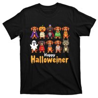 Funny Halloween Dog Lovers Dog Owners Happy Halloweiner Gift T-Shirt