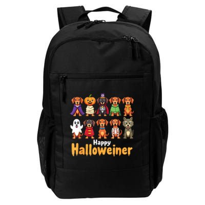 Funny Halloween Dog Lovers Dog Owners Happy Halloweiner Gift Daily Commute Backpack