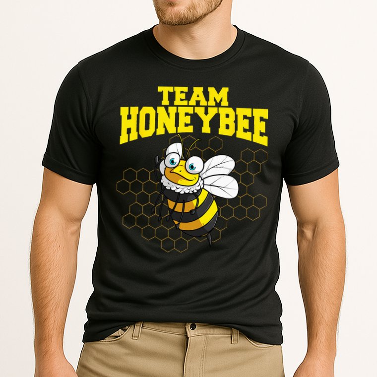 Funny Honeybee Design Bee Lovers Squad Performance Shirt