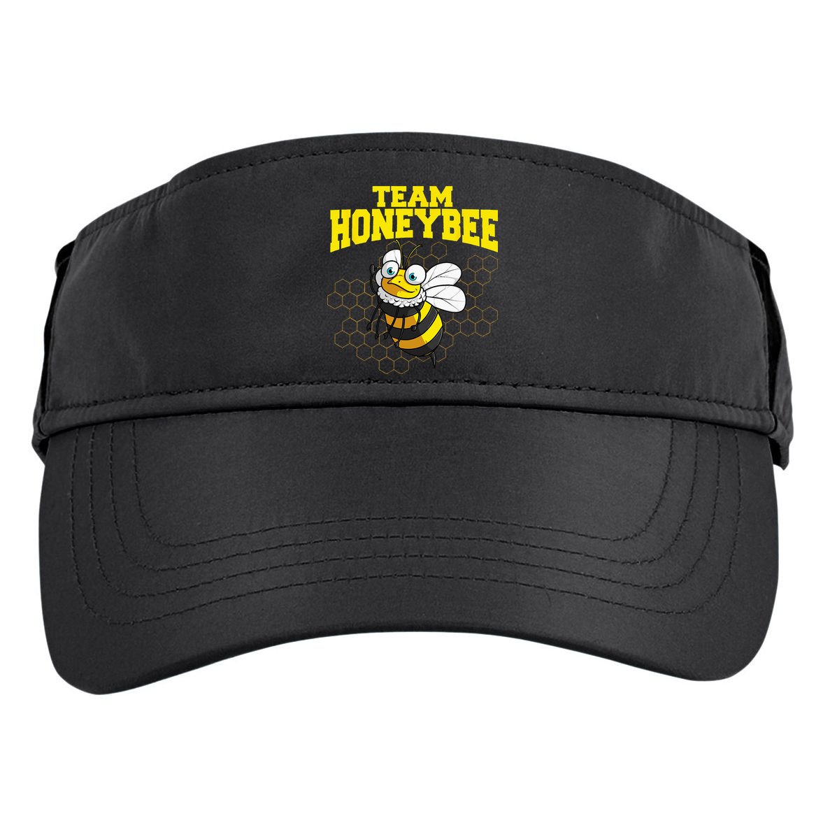 Funny Honeybee Design Bee Lovers Squad Adult Drive Performance Visor