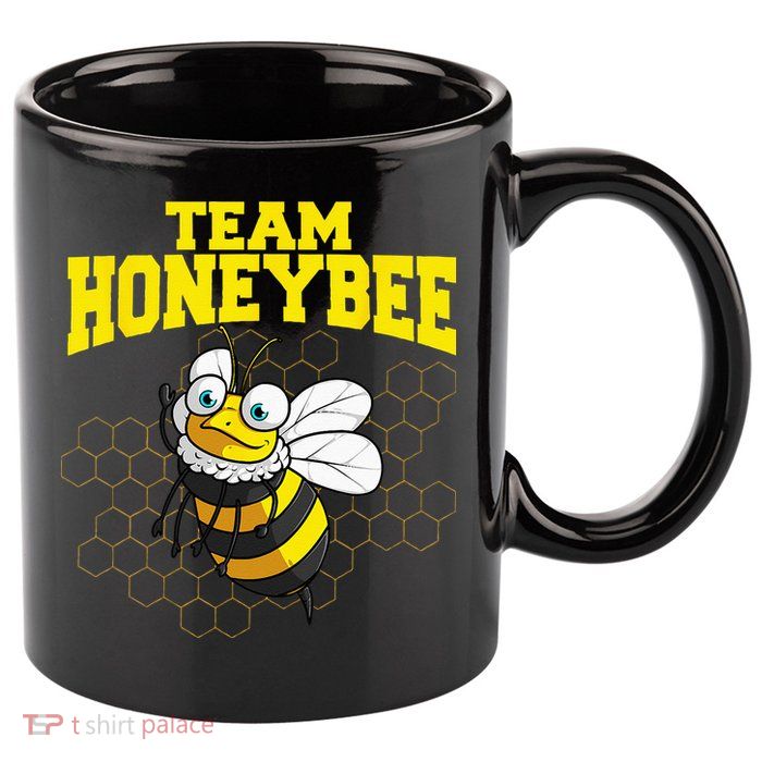 Funny Honeybee Design Bee Lovers Squad 11oz C Handle Ceramic Mug