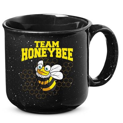 Funny Honeybee Design Bee Lovers Squad 15oz Campfire Ceramic Mug
