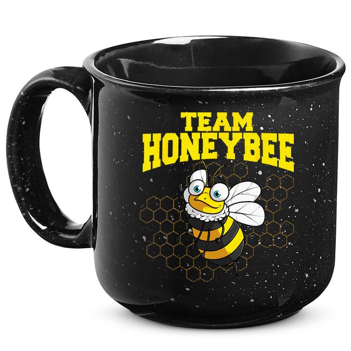 Funny Honeybee Design Bee Lovers Squad 15oz Campfire Ceramic Mug