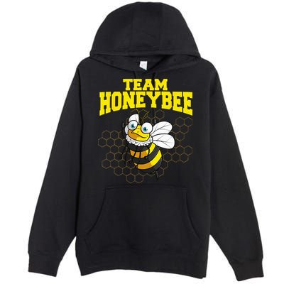 Funny Honeybee Design Bee Lovers Squad Premium Pullover Hoodie