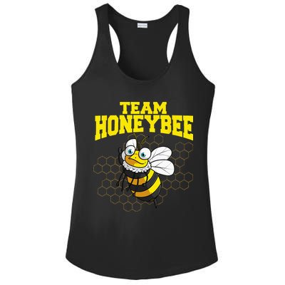 Funny Honeybee Design Bee Lovers Squad Ladies PosiCharge Competitor Racerback Tank