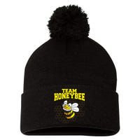 Funny Honeybee Design Bee Lovers Squad Pom Pom 12in Knit Beanie