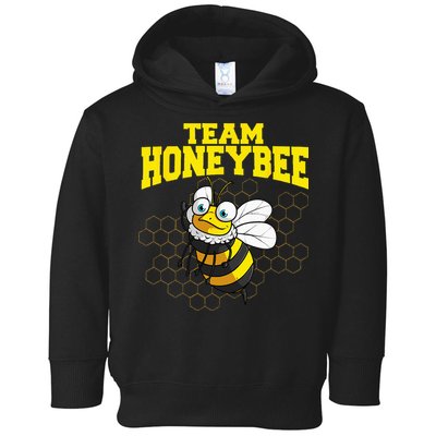 Funny Honeybee Design Bee Lovers Squad Toddler Hoodie