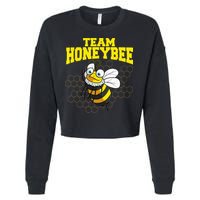 Funny Honeybee Design Bee Lovers Squad Cropped Pullover Crew