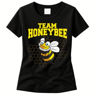 Funny Honeybee Design Bee Lovers Squad Womens T-Shirt